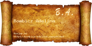 Bombicz Adelina névjegykártya